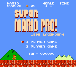 Super Mario Pro! Title Screen